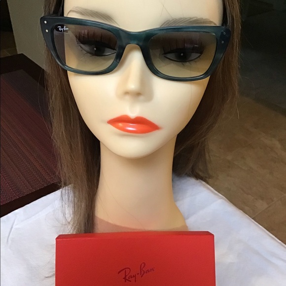 Ray-Ban Accessories - RayBan Caribbean RB4148 793/32  MatteBlue Sunglass